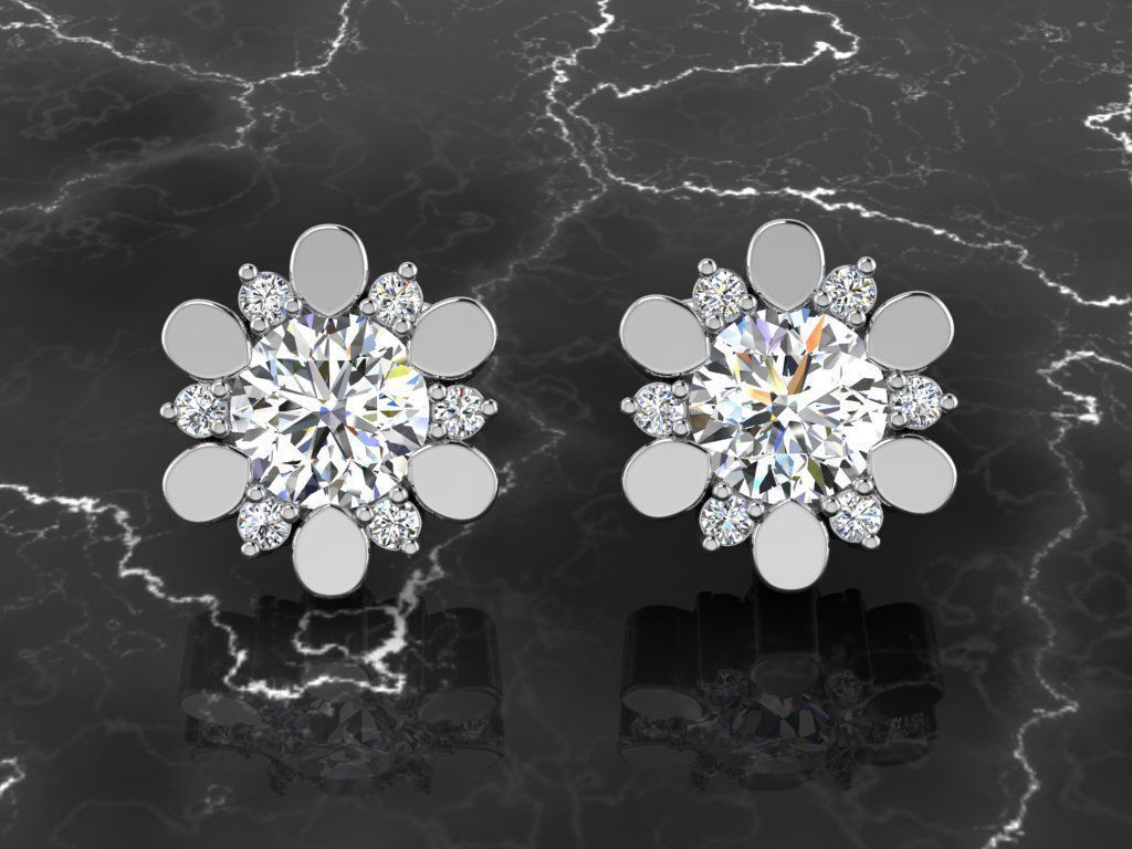 Jewelry Earring 3D print model_7