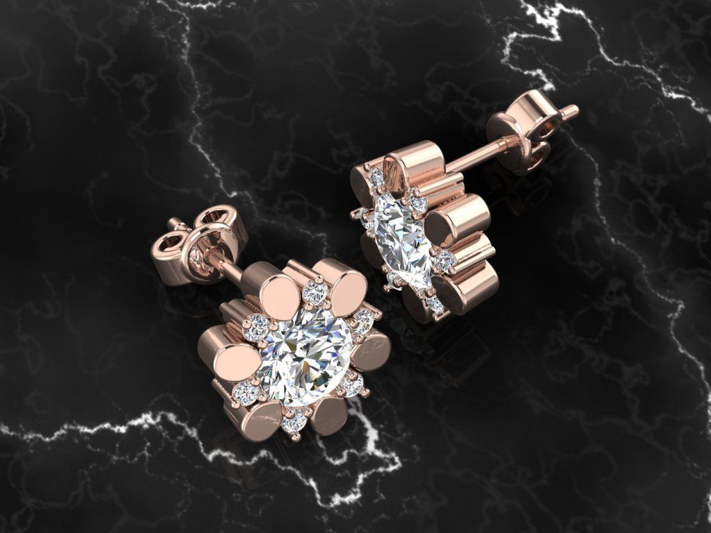 Jewelry Earring 3D print model_5