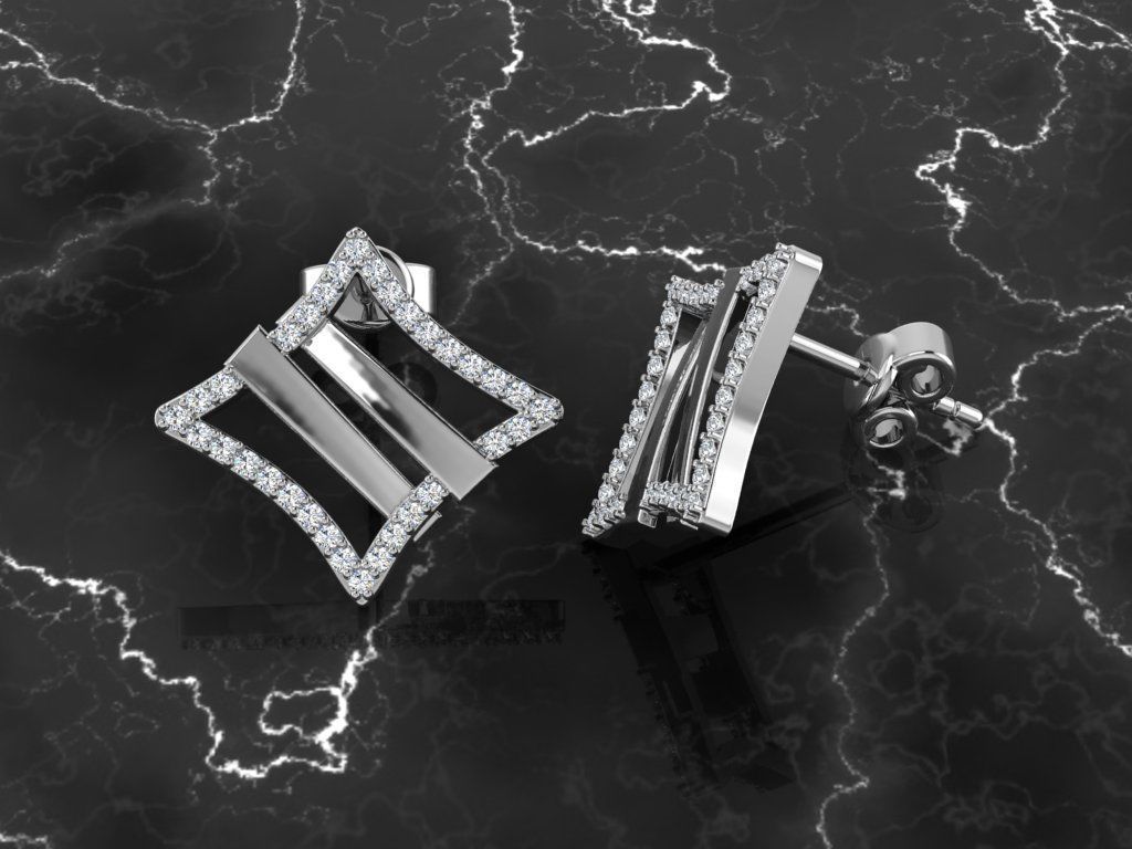 Jewelry Earring 3D print model_6