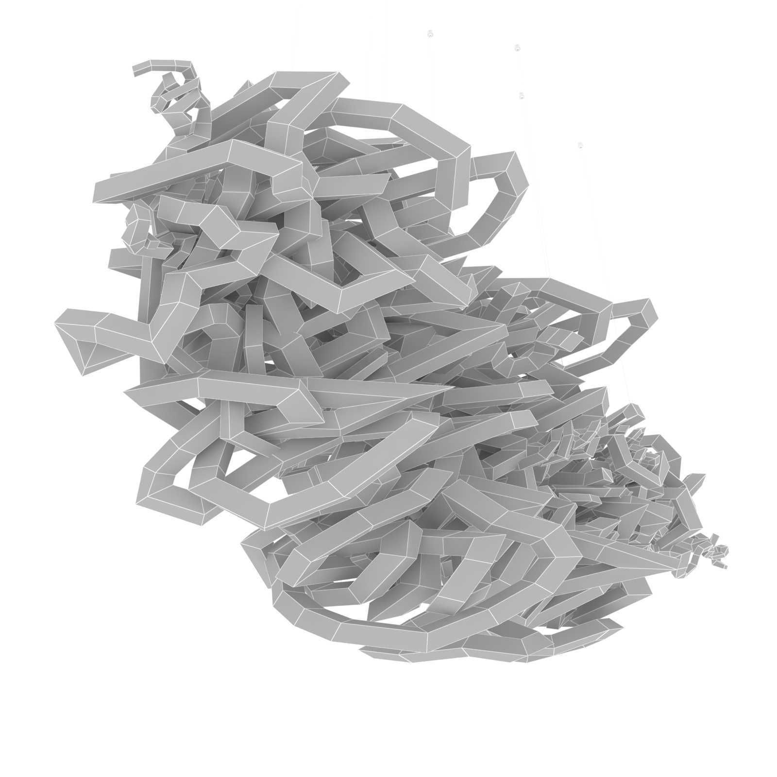 Stine Bidstrup Light Entanglements glass sculpture 3D model_10