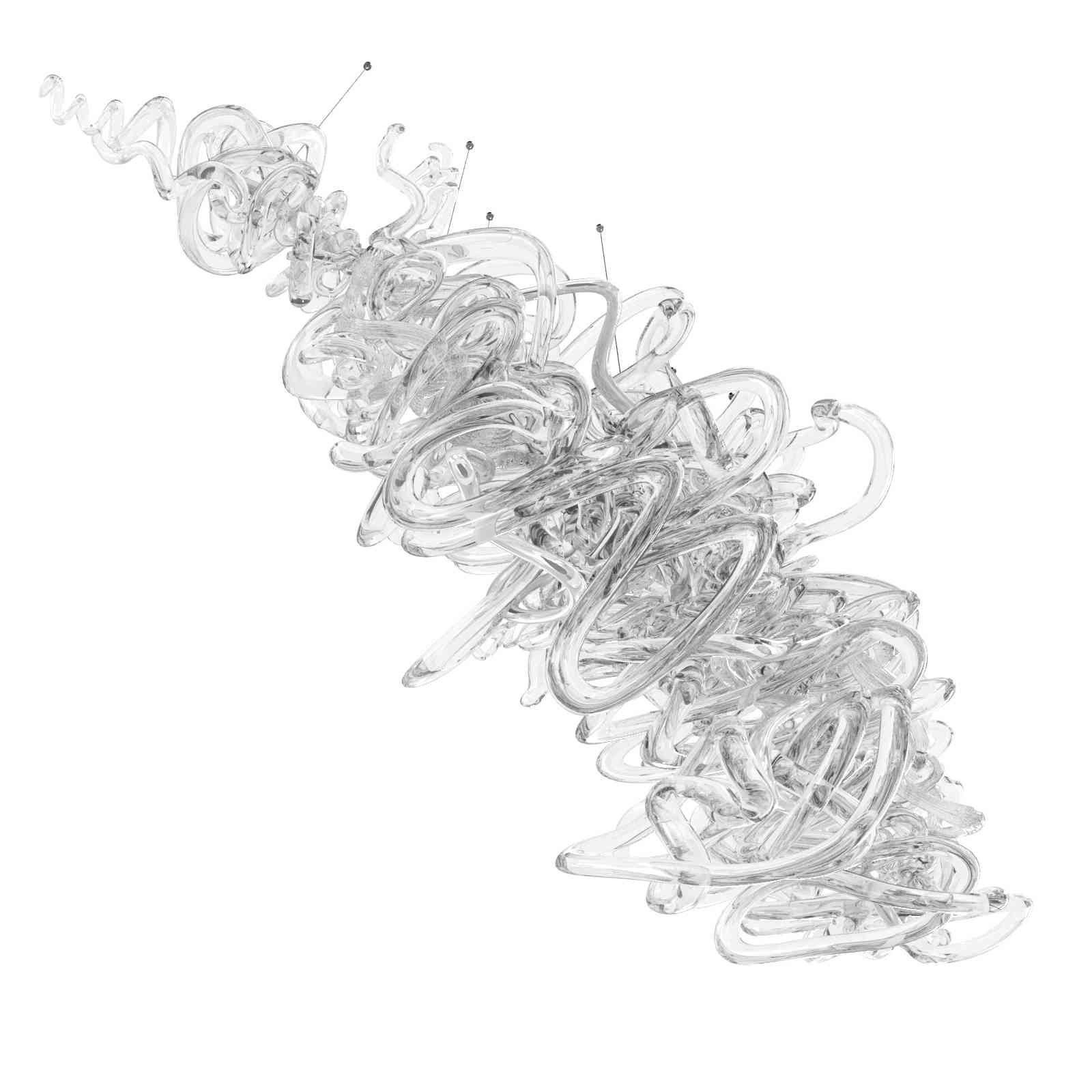 Stine Bidstrup Light Entanglements glass sculpture 3D model_3