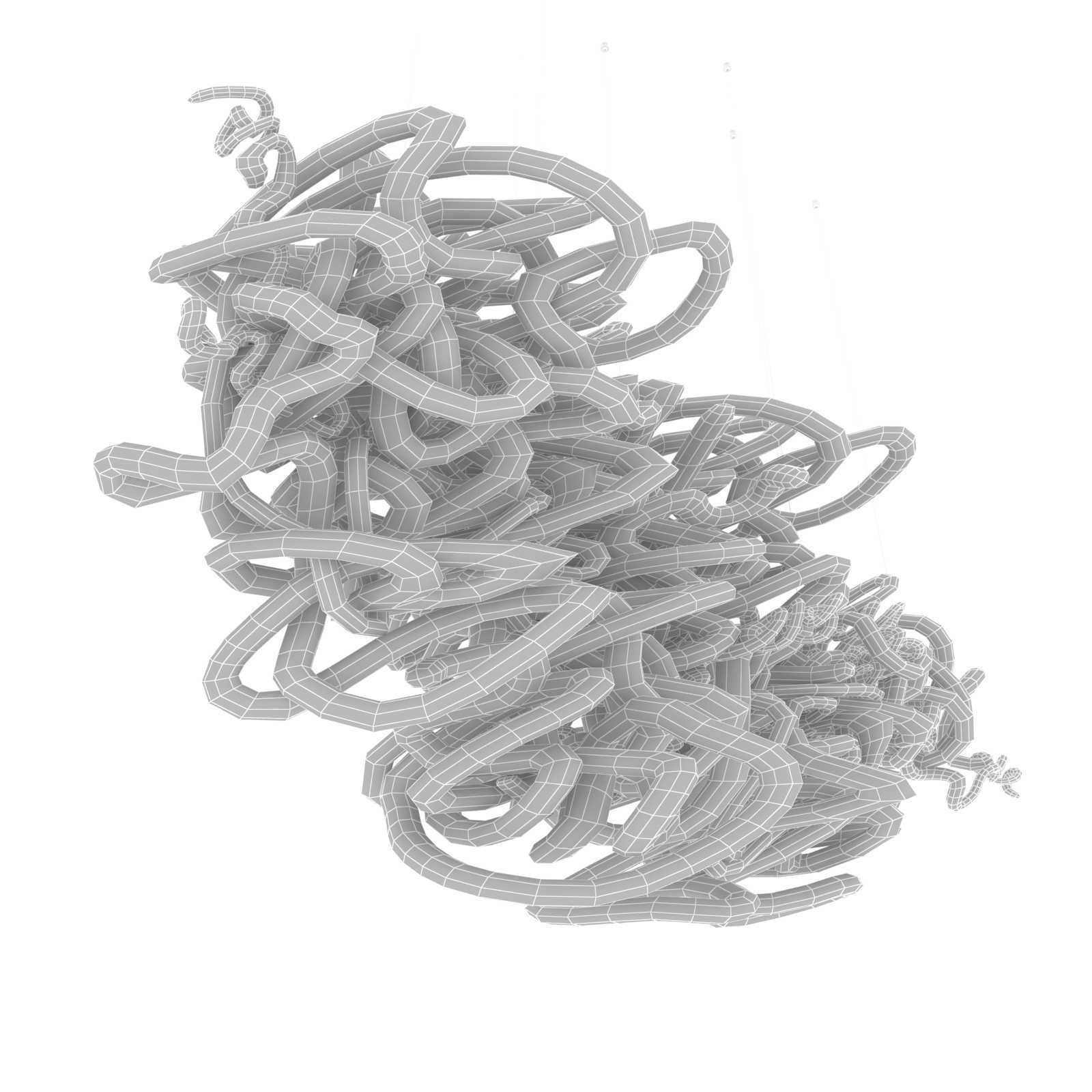 Stine Bidstrup Light Entanglements glass sculpture 3D model_9