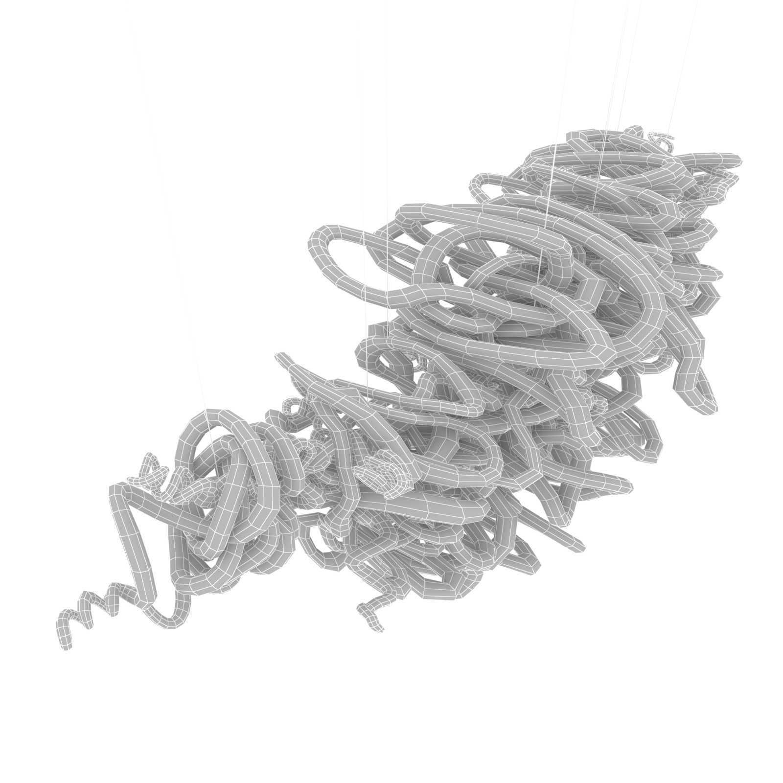 Stine Bidstrup Light Entanglements glass sculpture 3D model_6