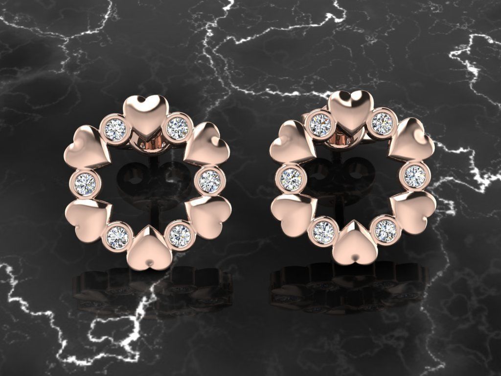 Jewelry Earring 3D print model_5