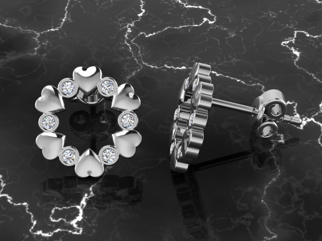 Jewelry Earring 3D print model_6