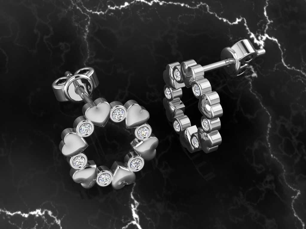 Jewelry Earring 3D print model_1