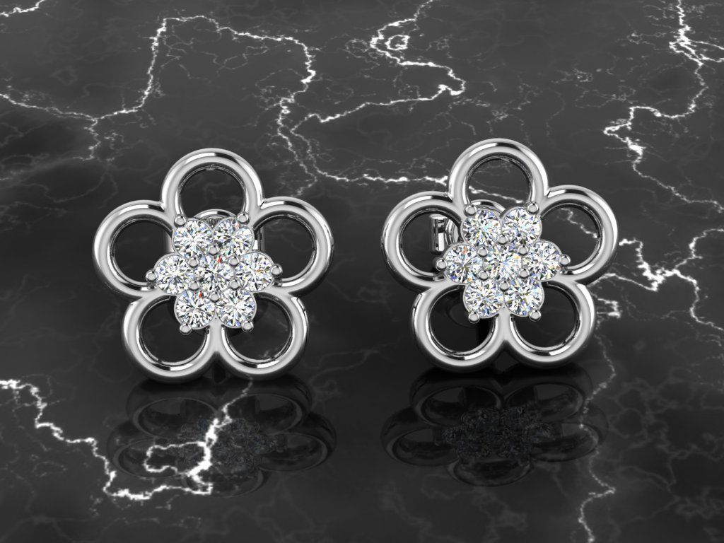 Jewelry Earring 3D print model_7