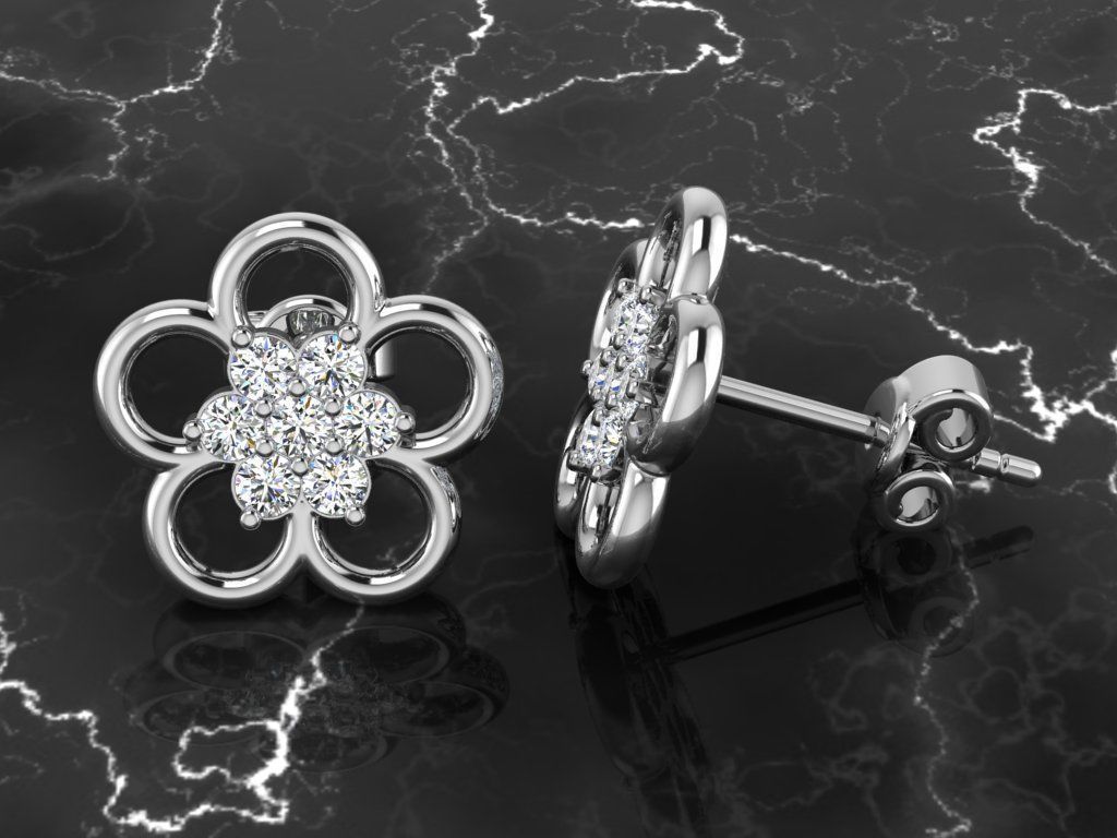 Jewelry Earring 3D print model_6