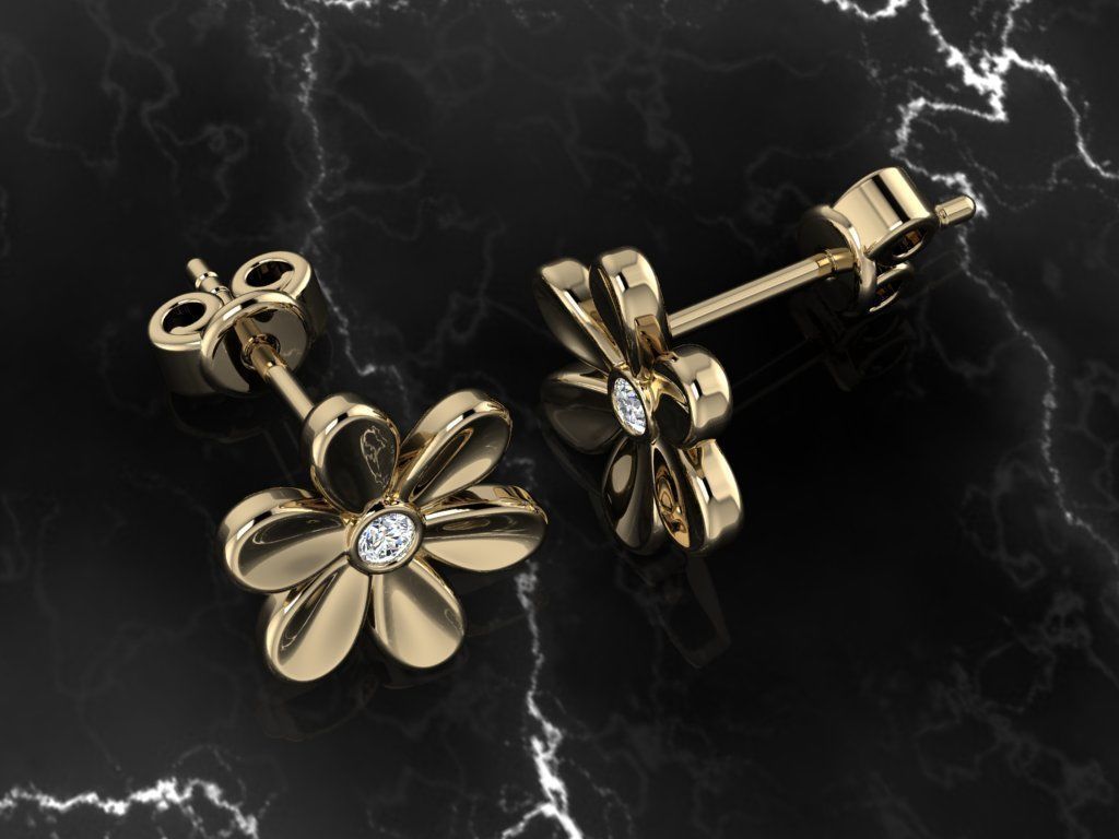 Jewelry Earring 3D print model_8