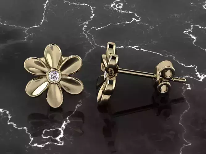 Jewelry Earring 3D print model