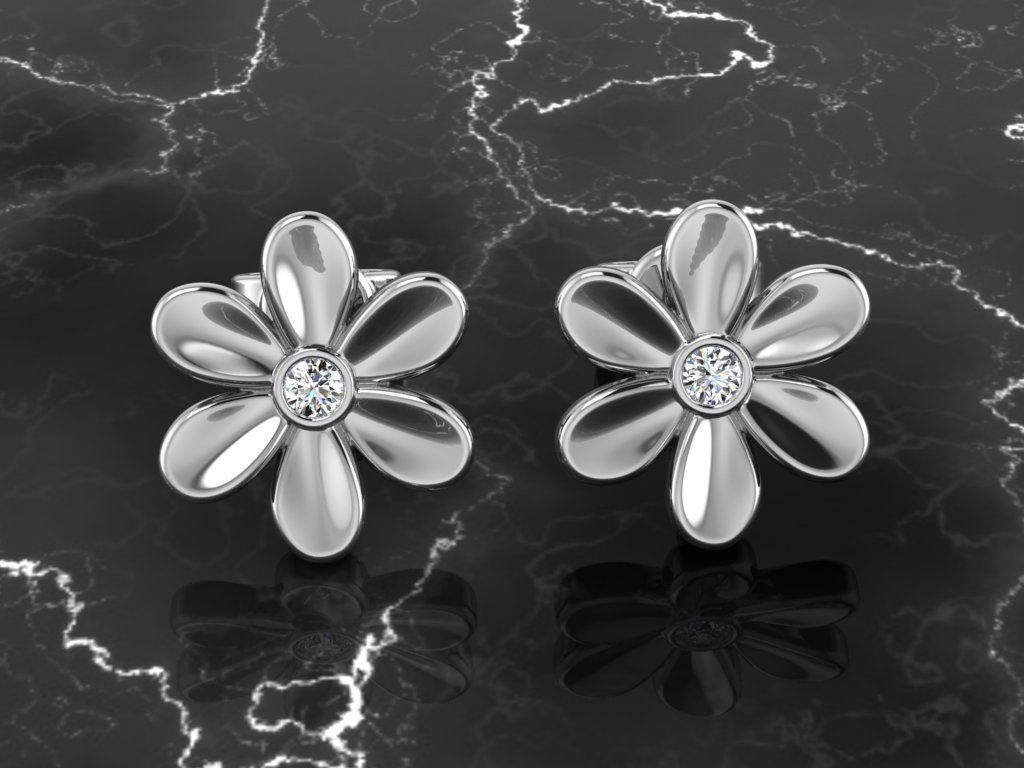 Jewelry Earring 3D print model_7