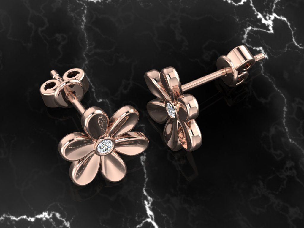 Jewelry Earring 3D print model_5