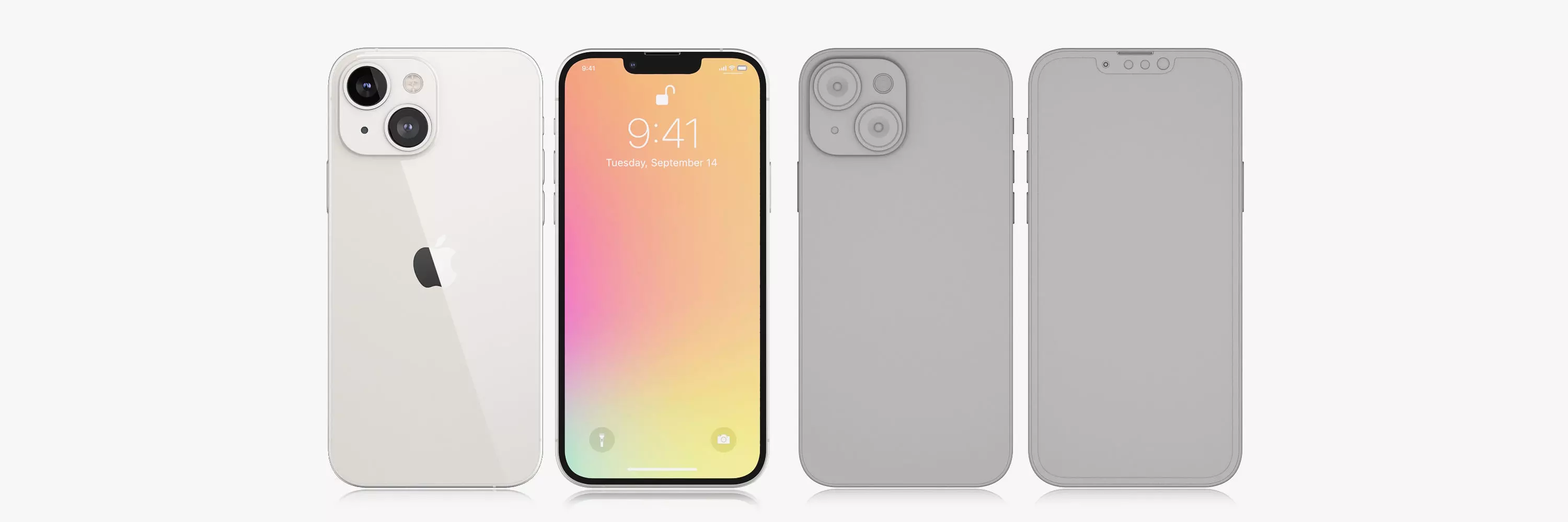 Apple iPhone 13 stl 3D model_0