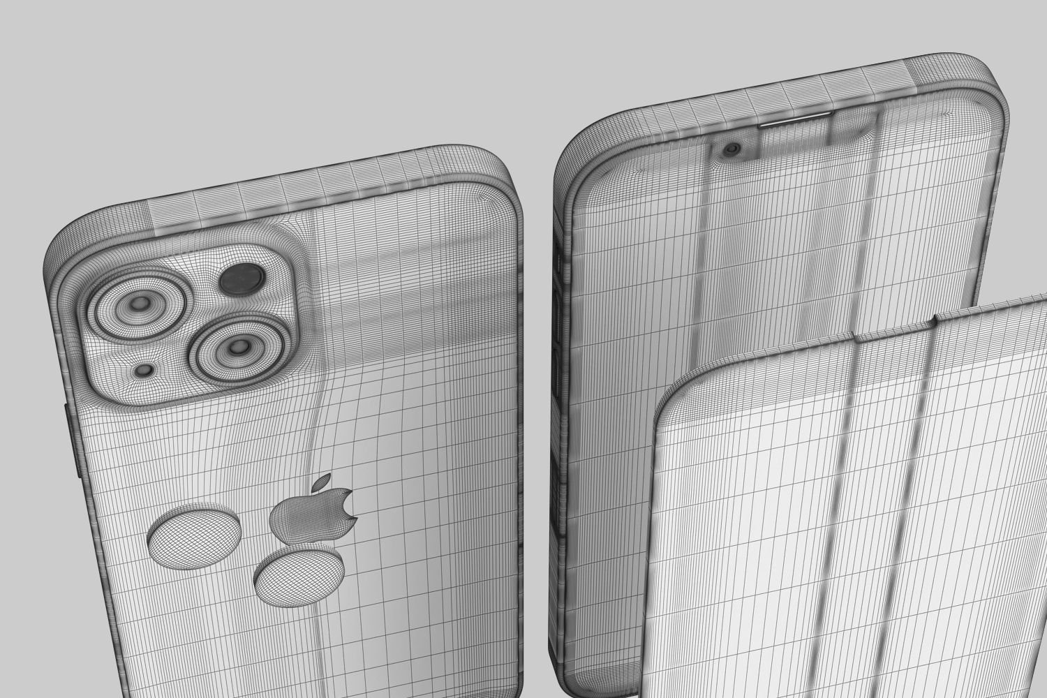 Apple iPhone 13 stl 3D model_15