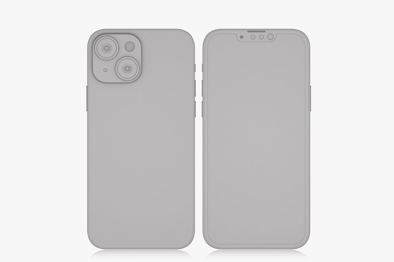 Apple iPhone 13 stl 3D model_25