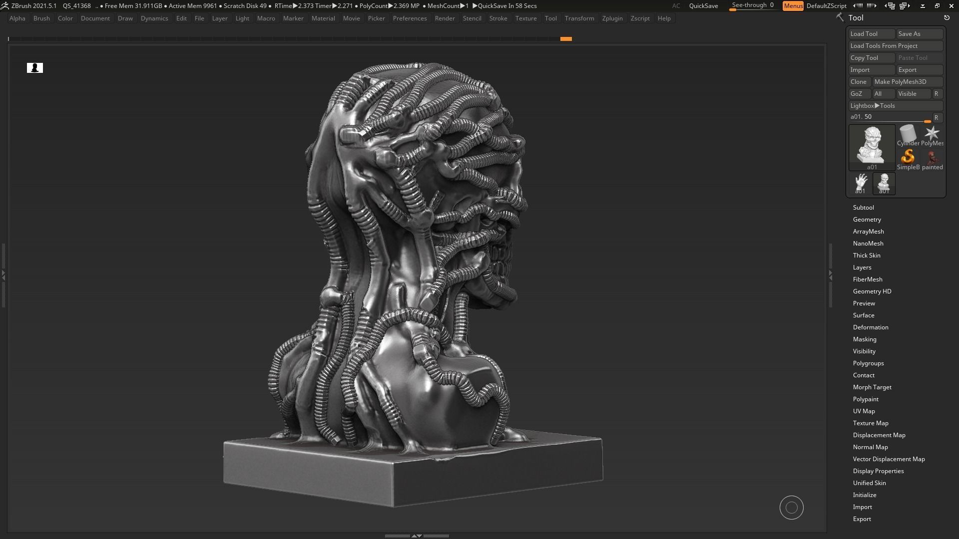 Skull 3d print model 100 3D print model_9