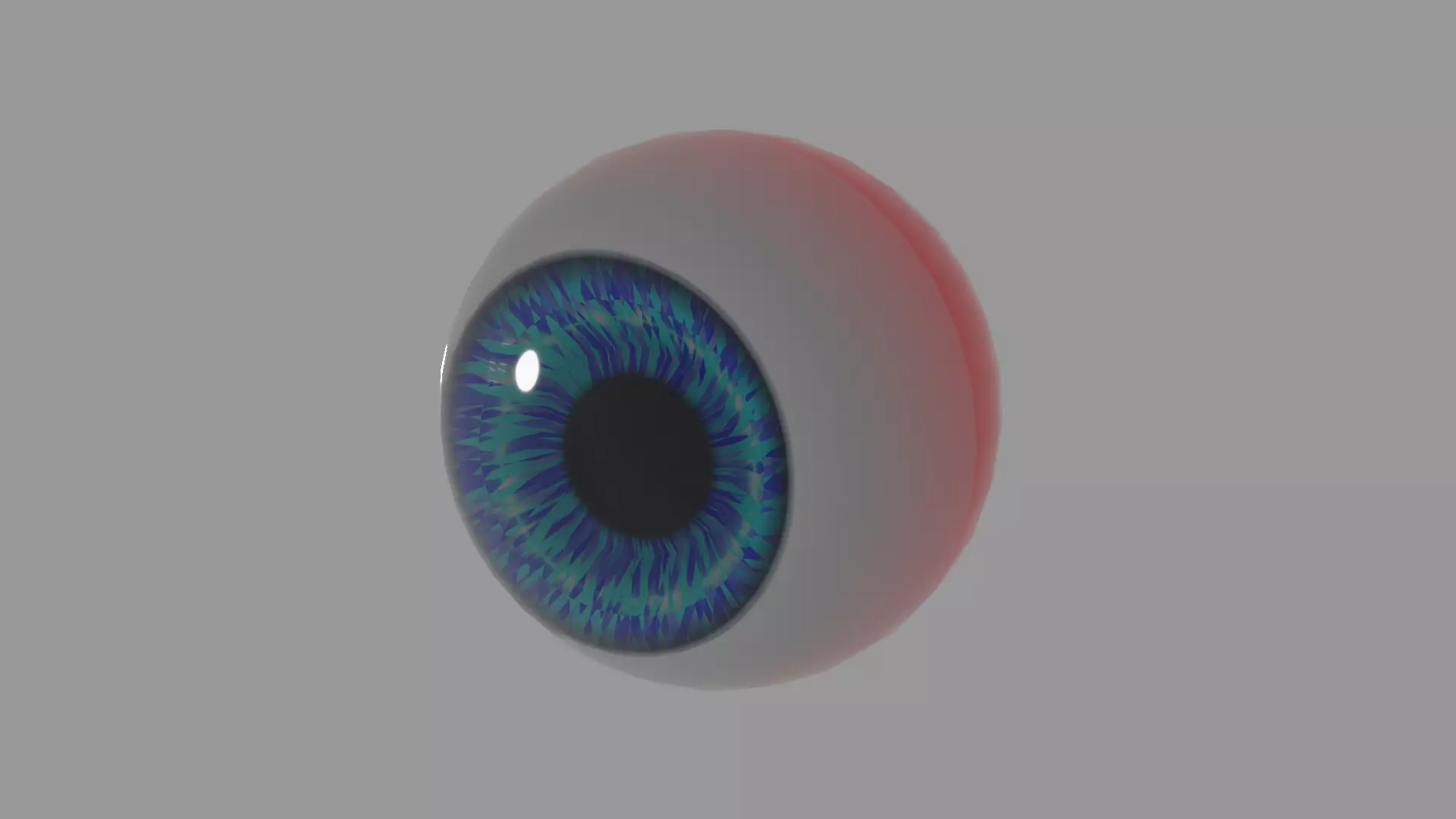 blue eye Free 3D model_0