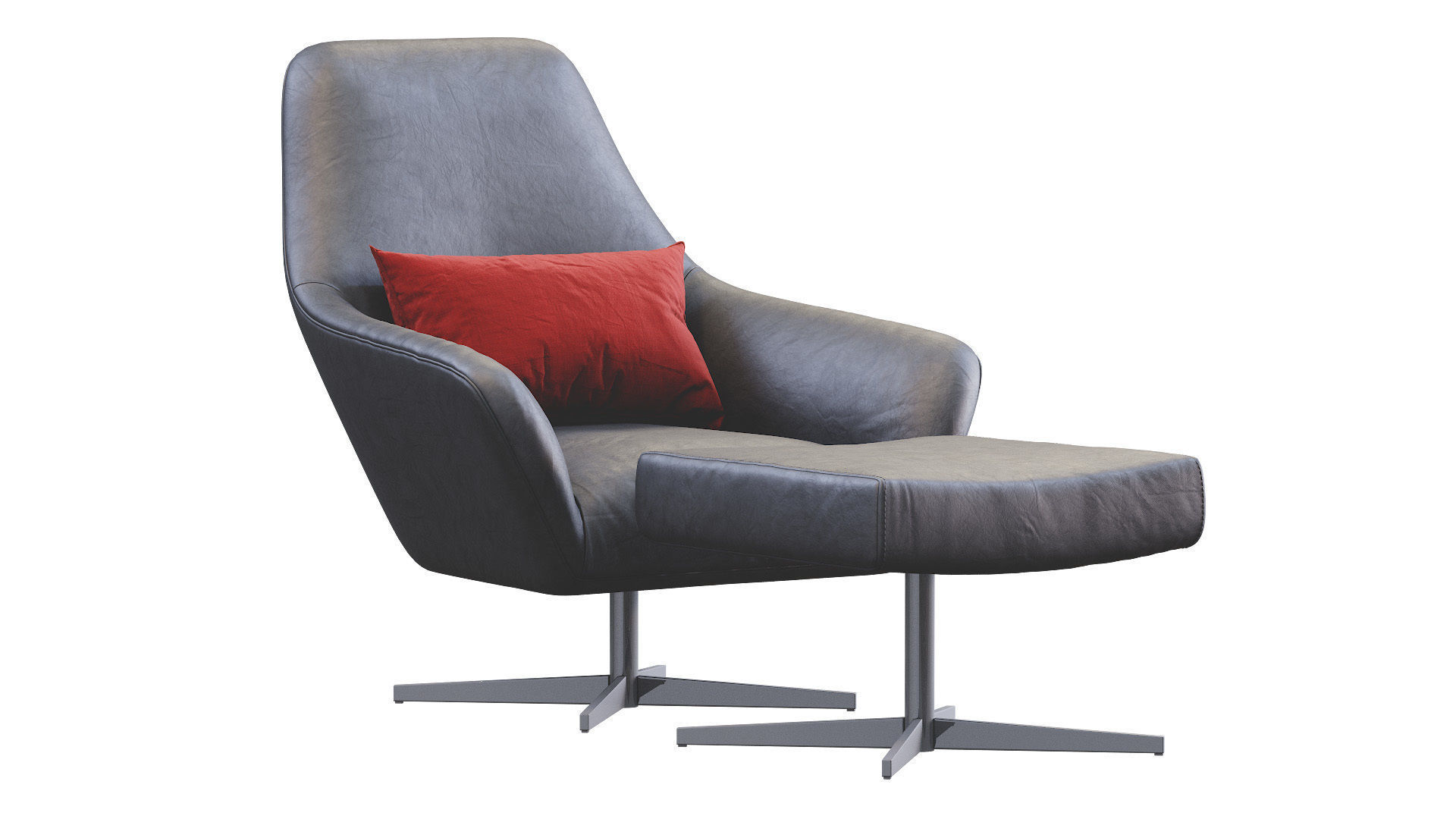 Armchair  Confort Leathet 3D model_11