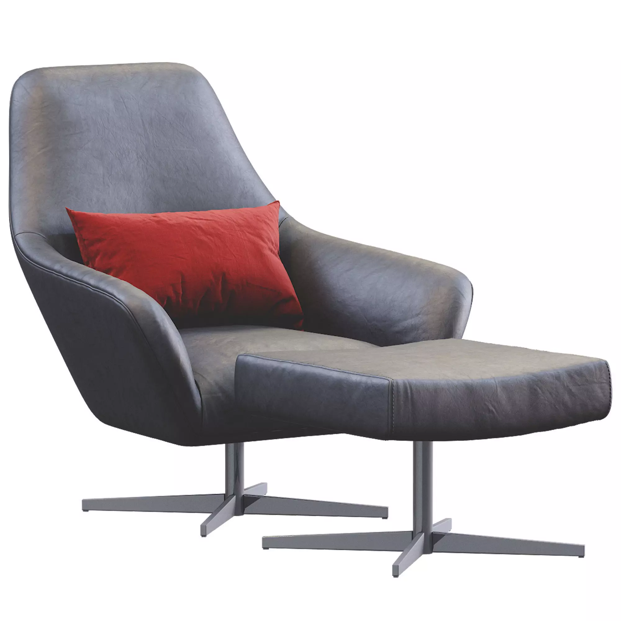 Armchair  Confort Leathet 3D model_0