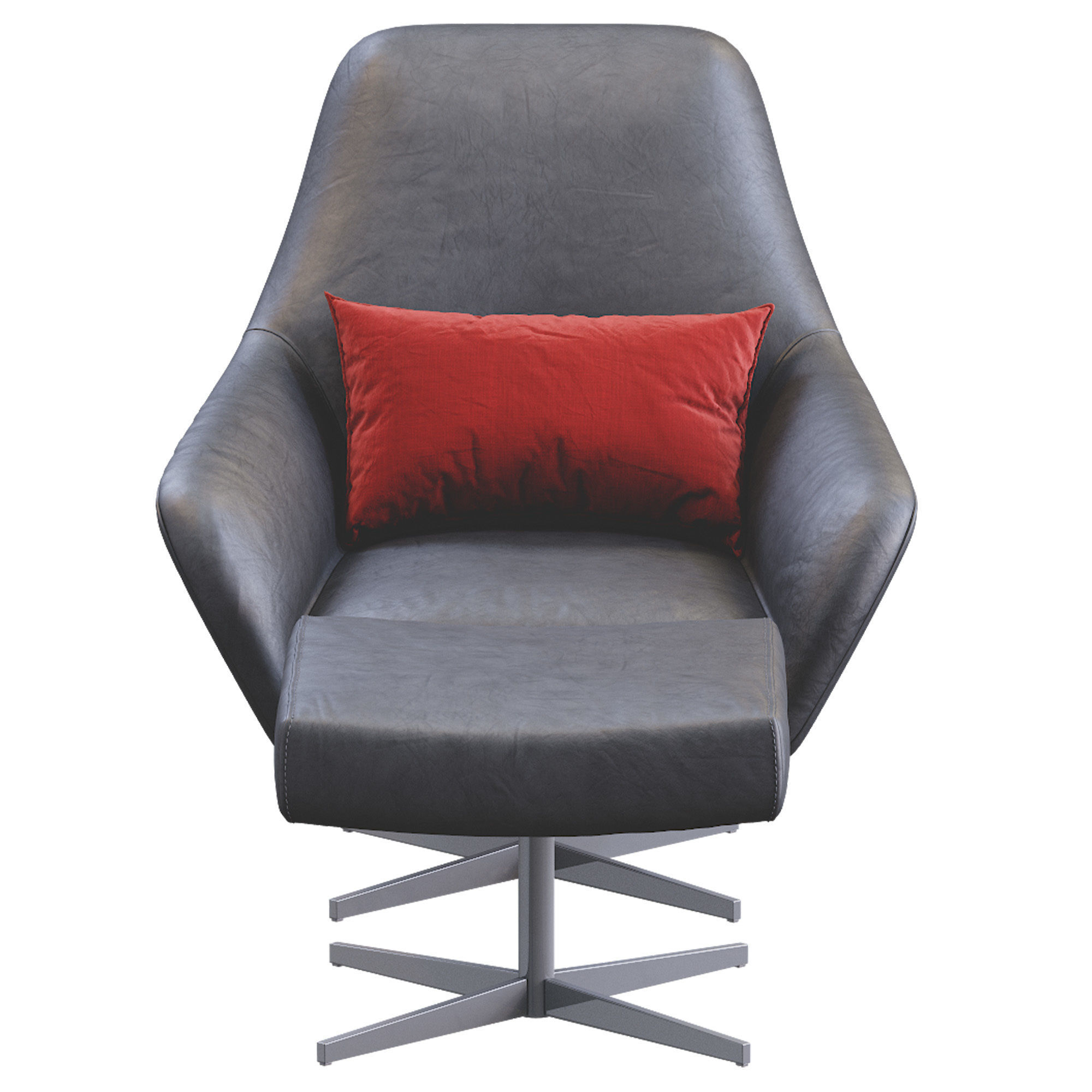 Armchair  Confort Leathet 3D model_8