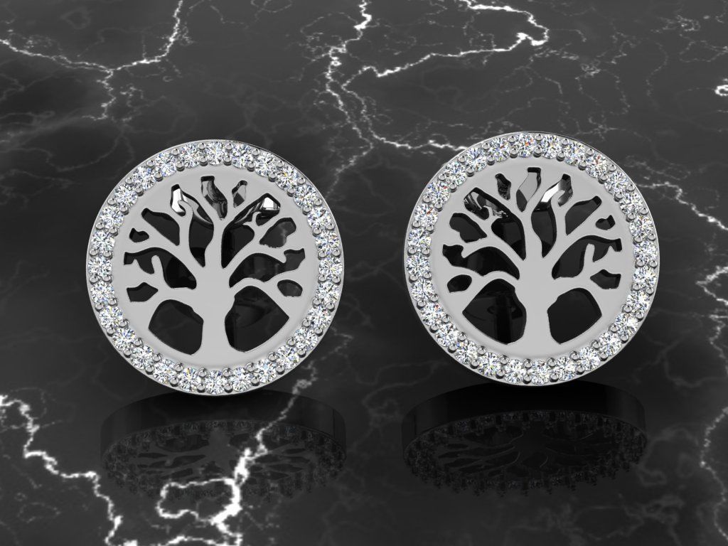 Jewelry Earring 3D print model_7