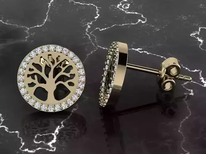 Jewelry Earring 3D print model