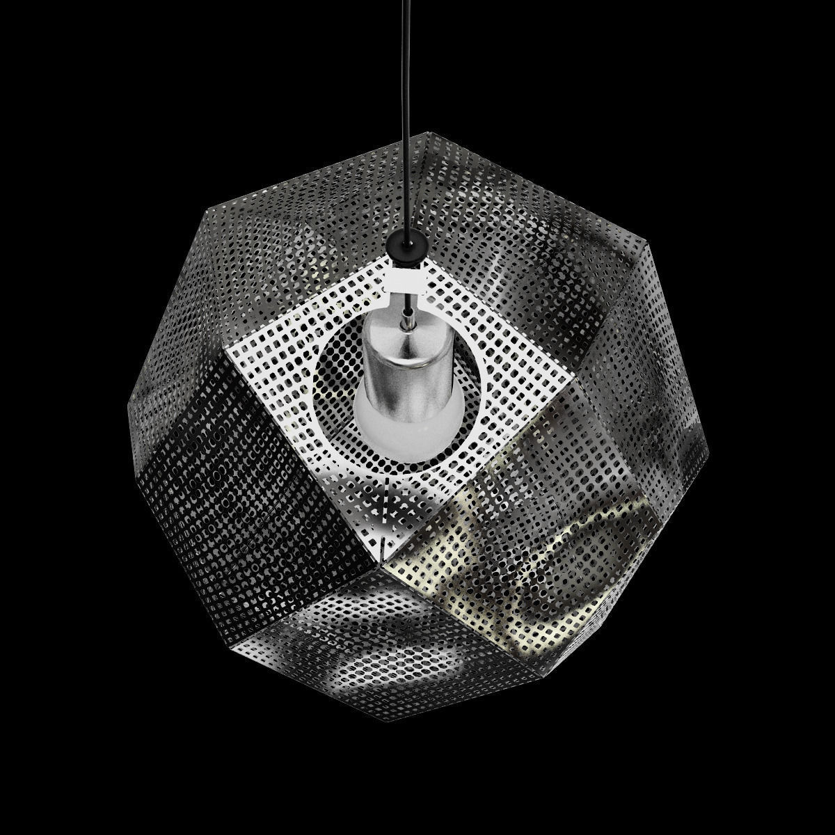 Pendant lamp Etch Shade D32 3D model_3