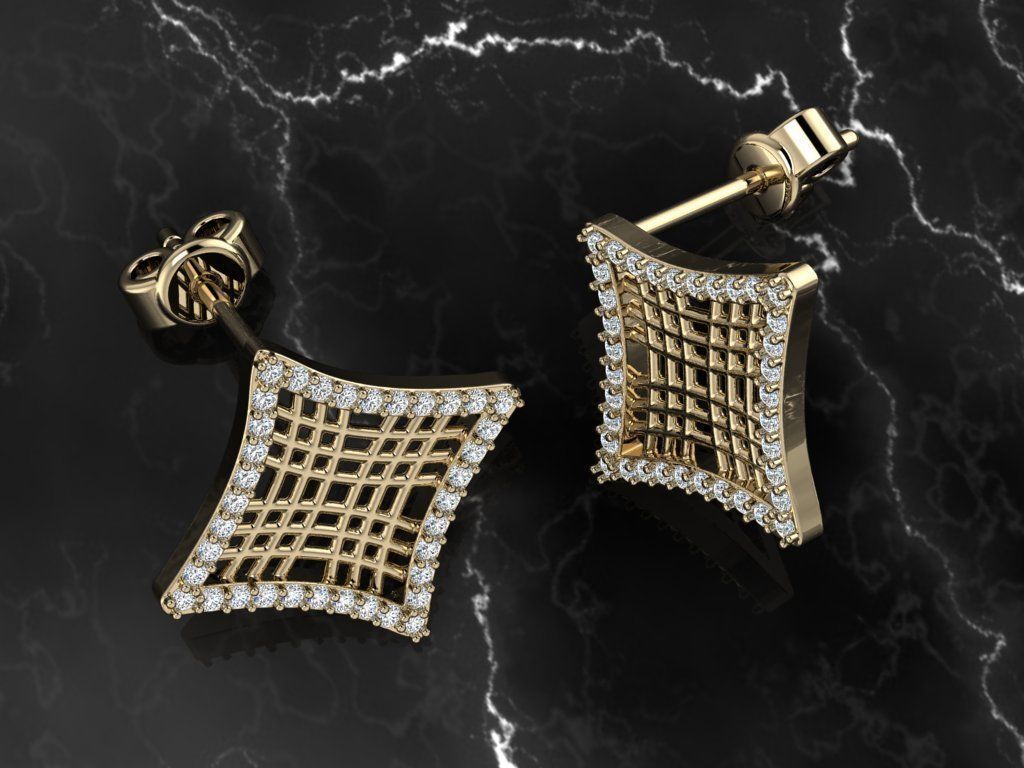 Jewelry Earring 3D print model_8