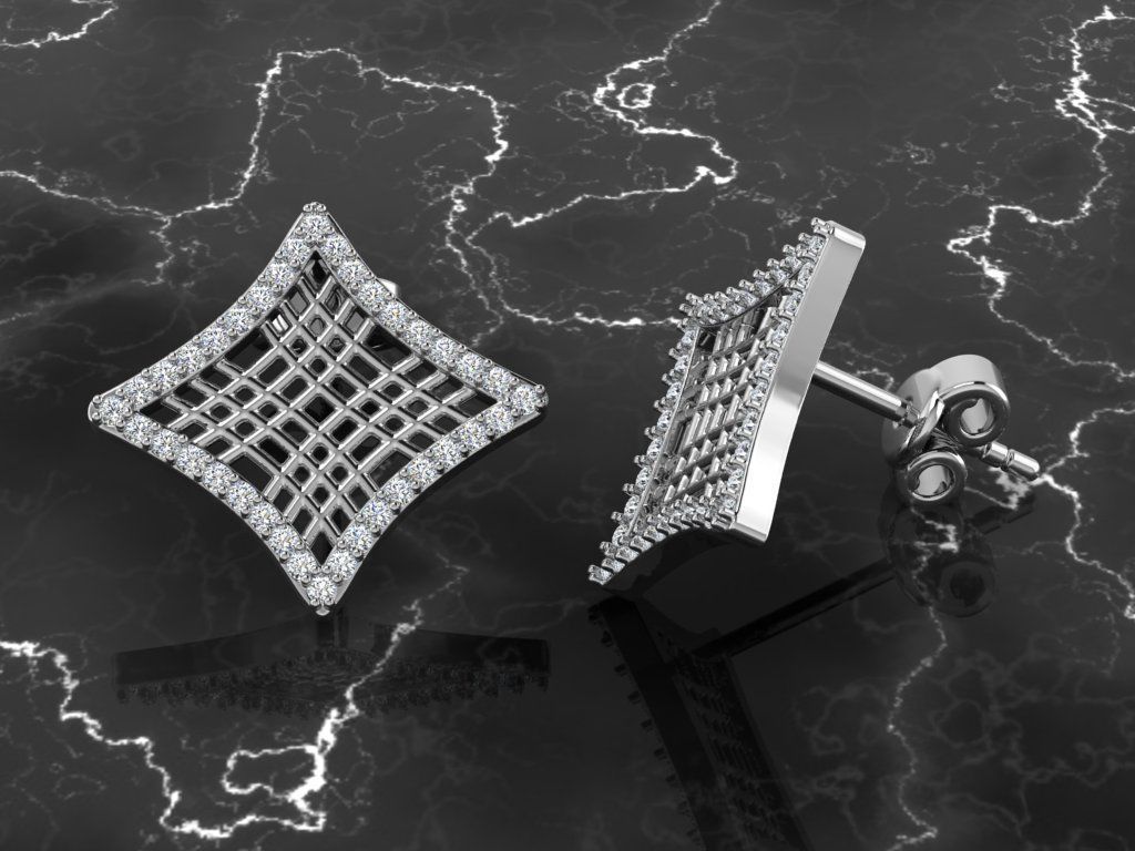 Jewelry Earring 3D print model_6