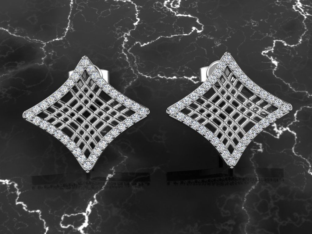 Jewelry Earring 3D print model_7