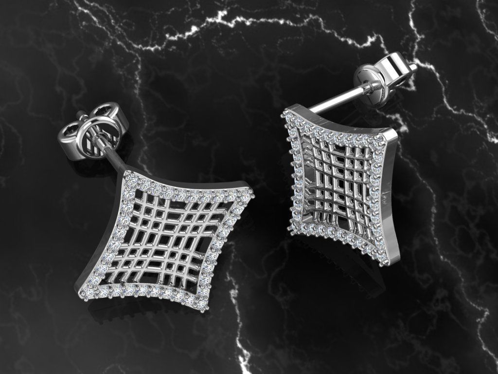 Jewelry Earring 3D print model_1