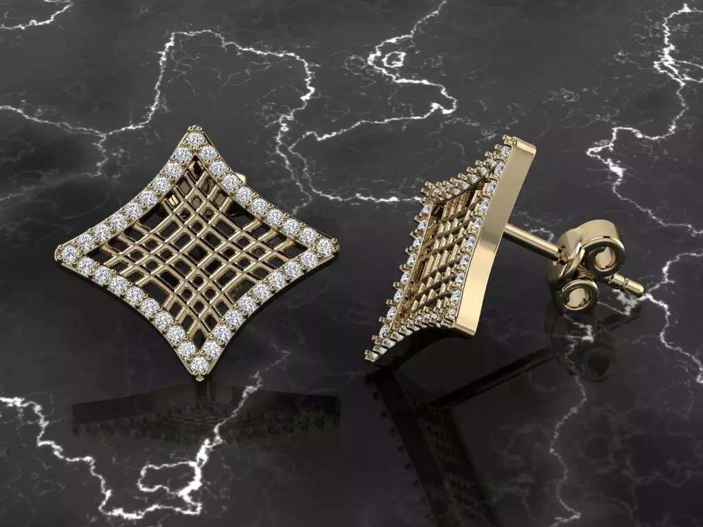 Jewelry Earring 3D print model_0