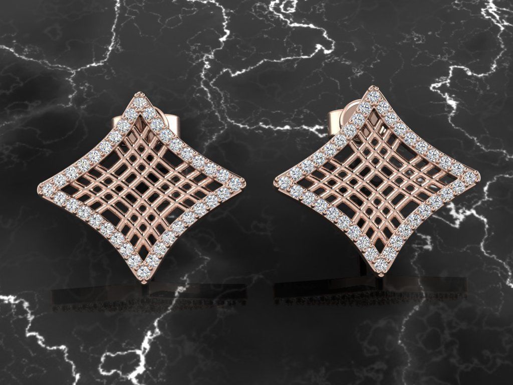 Jewelry Earring 3D print model_2