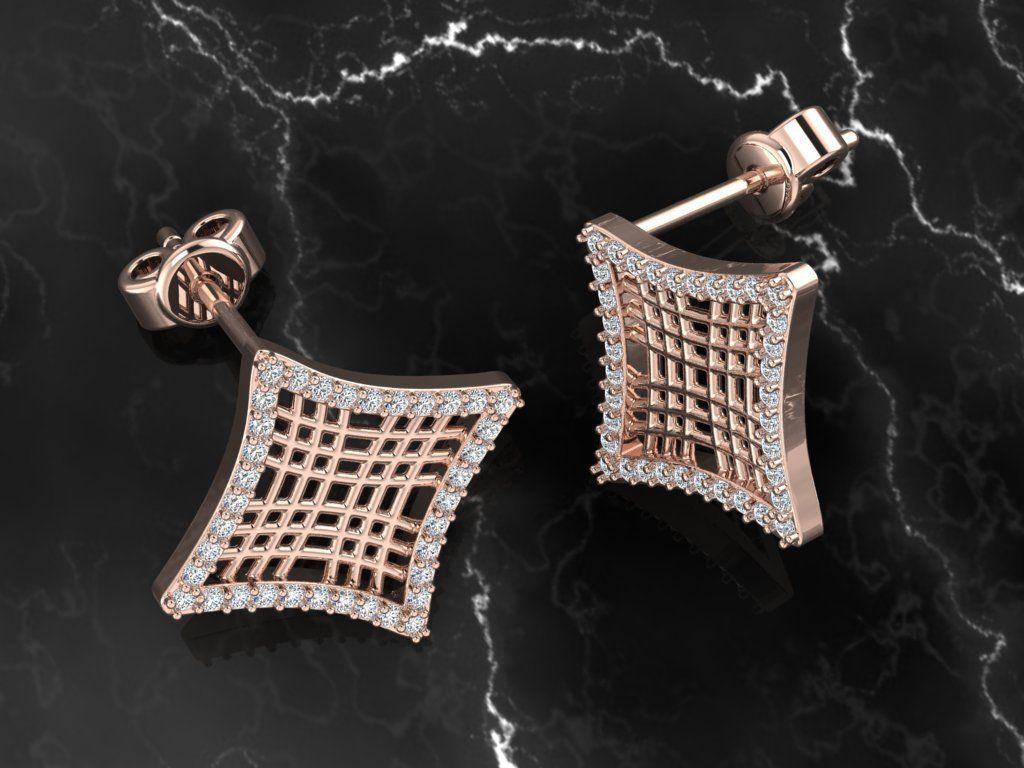 Jewelry Earring 3D print model_5