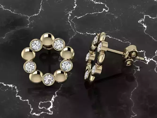 Jewelry Earring 3D print model