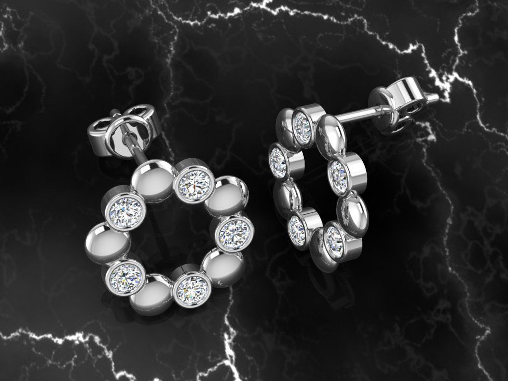 Jewelry Earring 3D print model_1