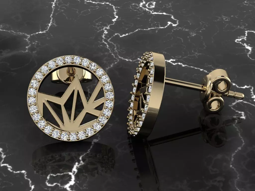 Earring Jewelry 3D print model_0