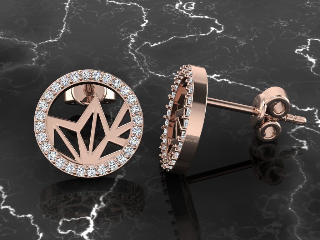 Earring Jewelry 3D print model_4