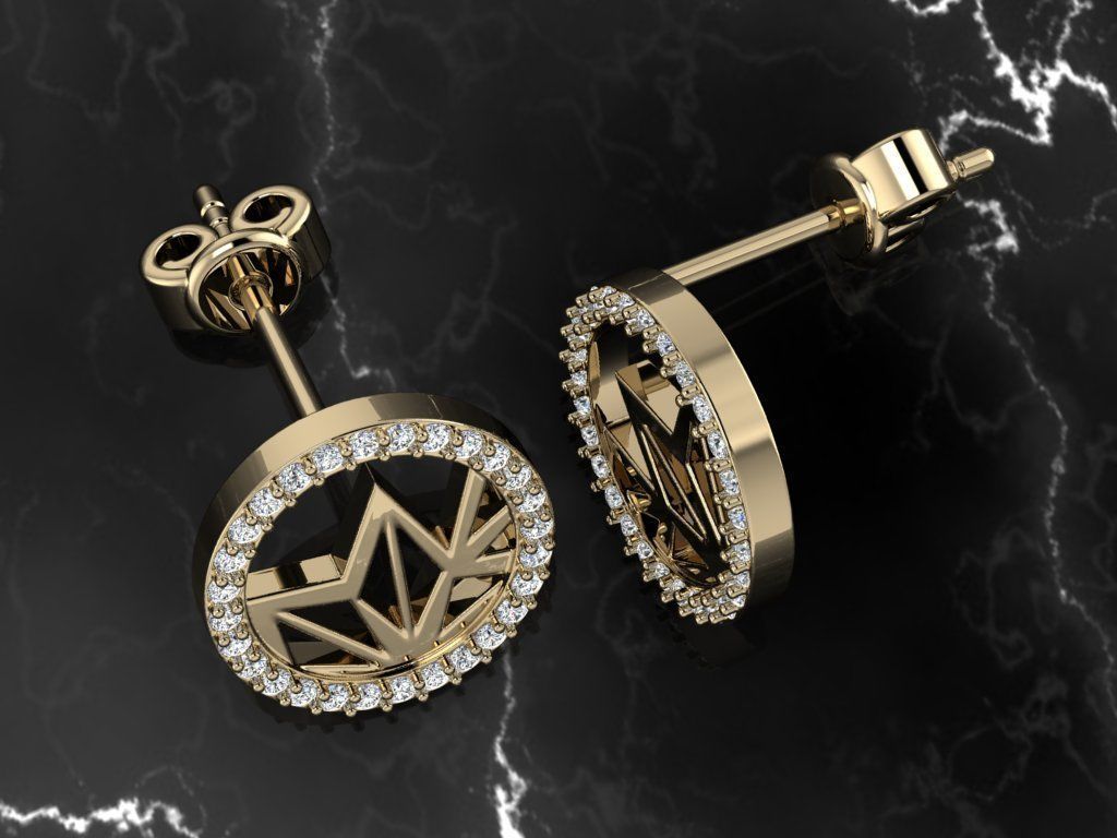 Earring Jewelry 3D print model_8