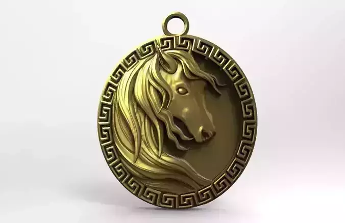 Horse pendant 4