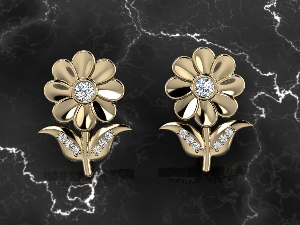 Earring Jewelry 3D print model_9