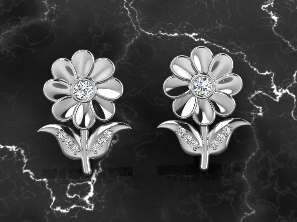 Earring Jewelry 3D print model_7