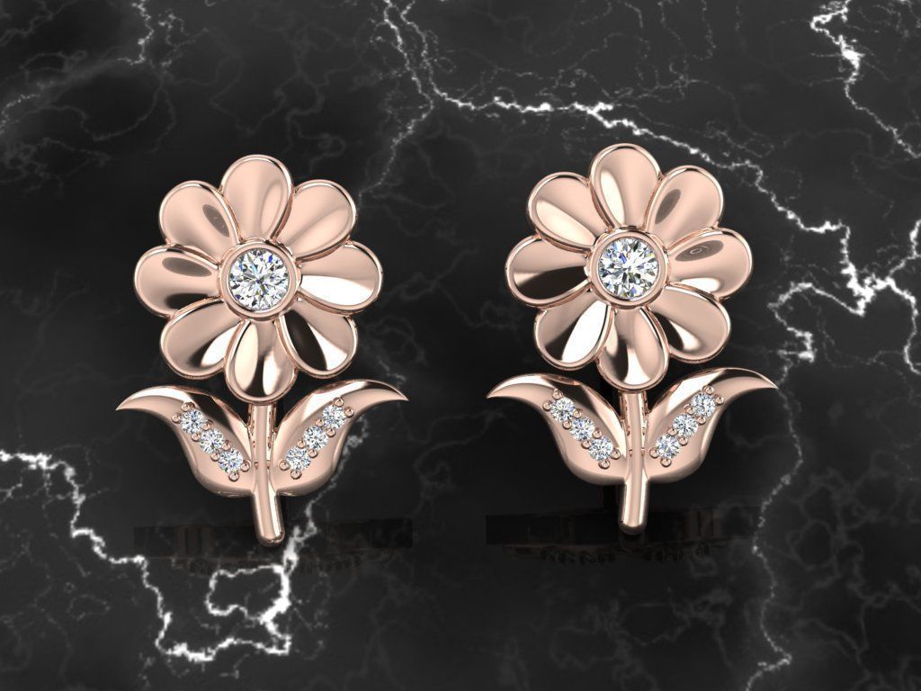 Earring Jewelry 3D print model_1