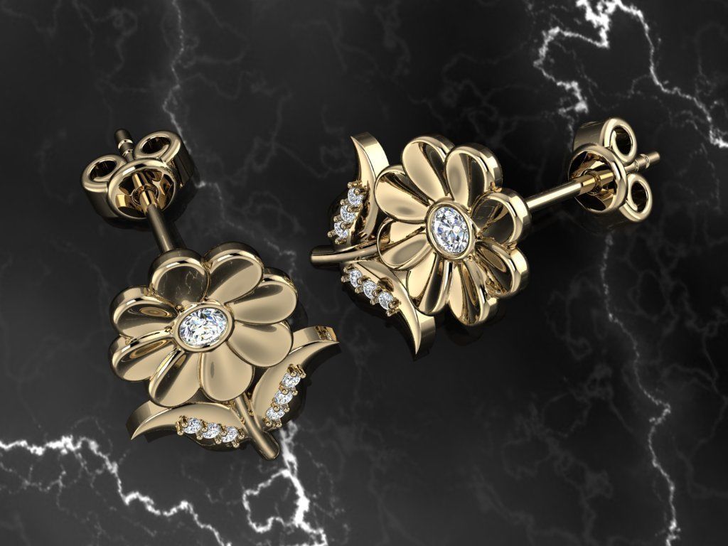 Earring Jewelry 3D print model_8