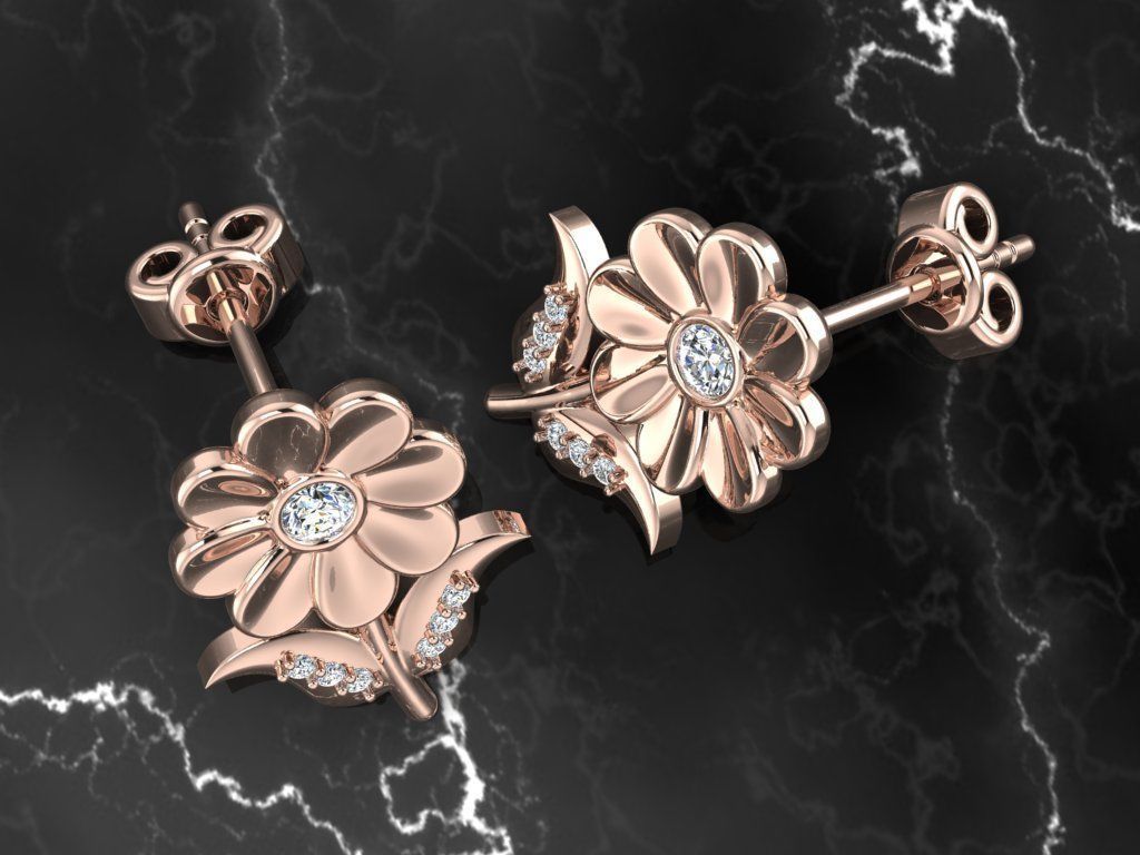 Earring Jewelry 3D print model_5