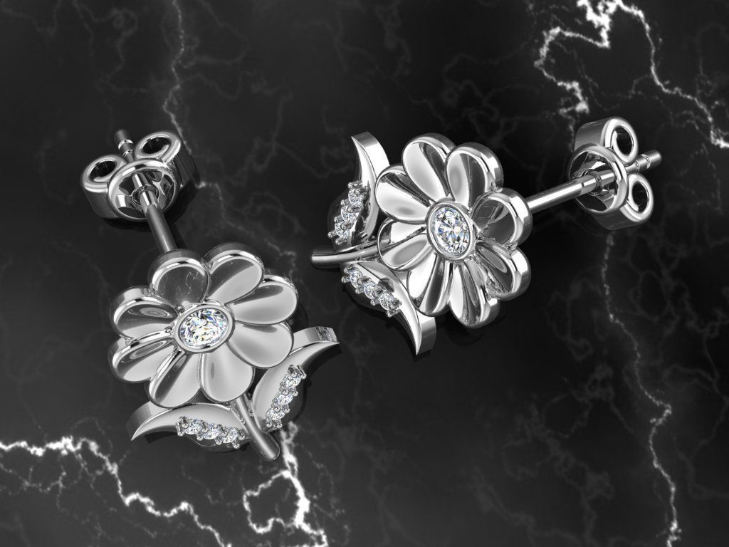 Earring Jewelry 3D print model_2