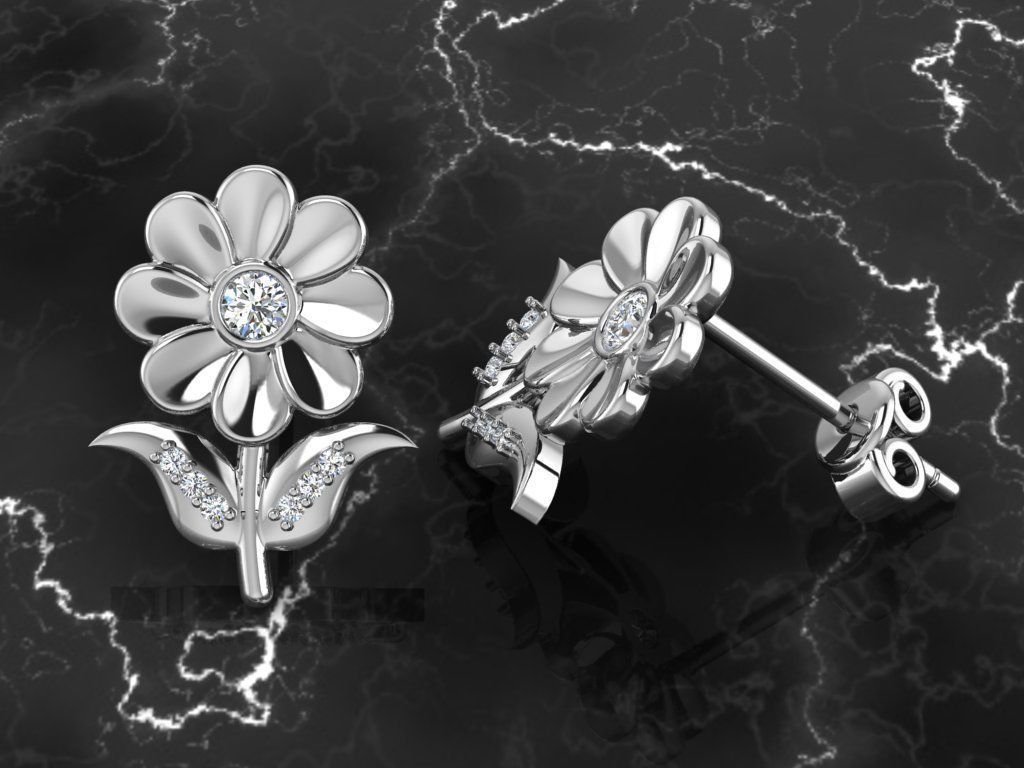 Earring Jewelry 3D print model_6