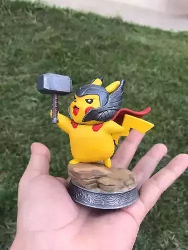 Pikachu Thor 3D print model
