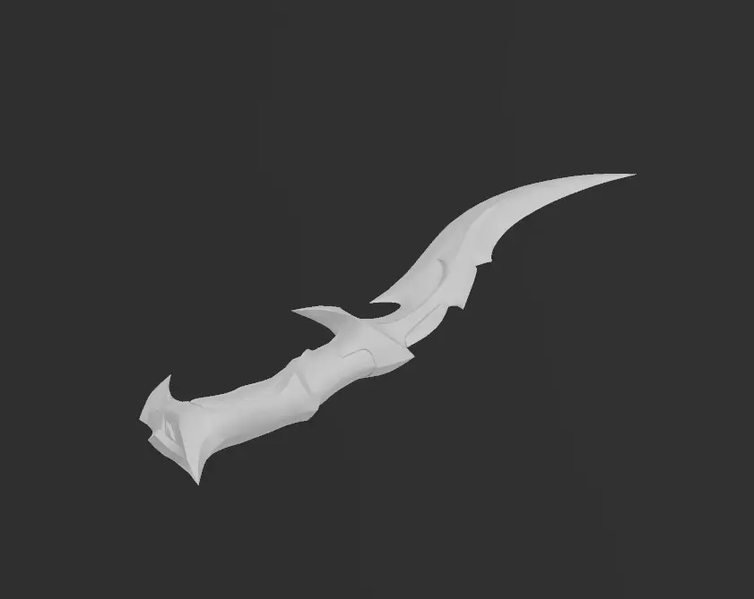 FORSAKEN MELEE 3D print model_0