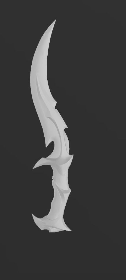 FORSAKEN MELEE 3D print model_1